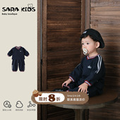 春款 韩系男宝宝衣服春装 小月龄上衣裤 婴儿分体套装 子潮帅气童装