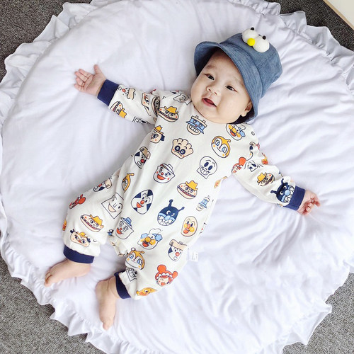 新生儿四季纯棉睡衣可爱连体衣服
