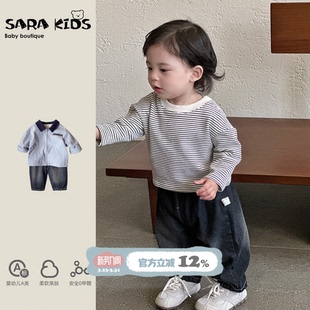25洋气三件套童装 时髦婴童衣服韩系婴幼儿秋装 套装 小月龄宝宝秋季