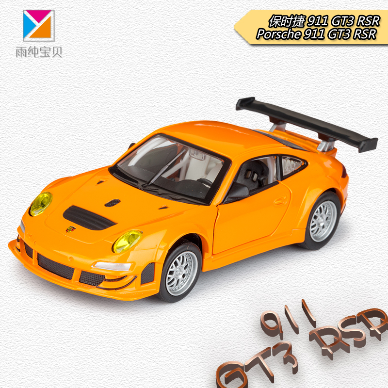 Çå²ÖÌØ¼ÛÊÚȨ³µ±ê1:32±£Ê±½Ý911GT3RSR ¿ªÃÅÉù¹â»ØÁ¦ºÏ½ð³µÄ£Íæ¾ß