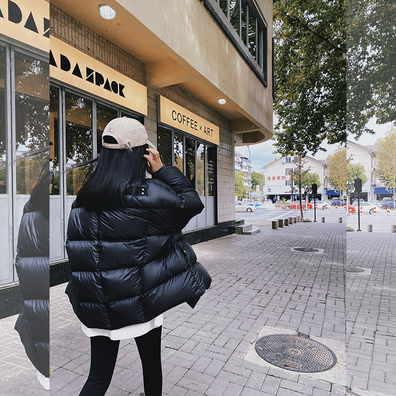 LULUZHANG短款加厚羽绒面包服