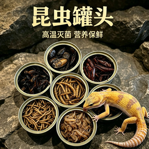 面包虫罐头高温灭菌湿粮更易消化