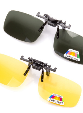 墨镜偏光夹片式近视钓鱼眼镜