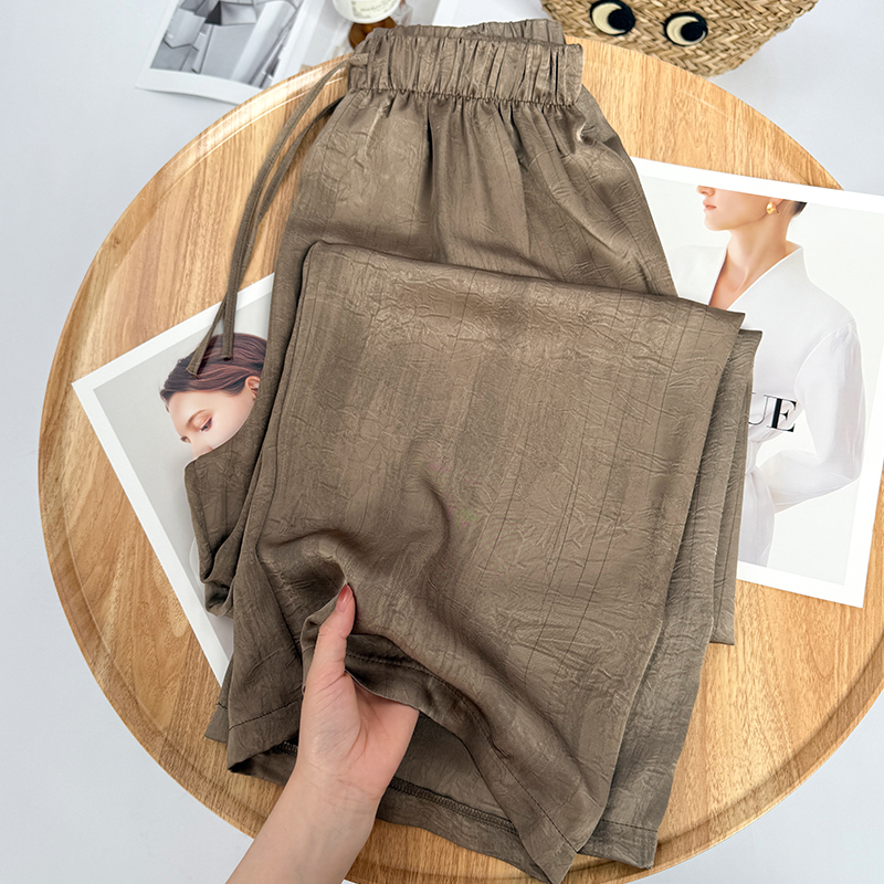 新中式轻国风扎染阔腿裤女夏季