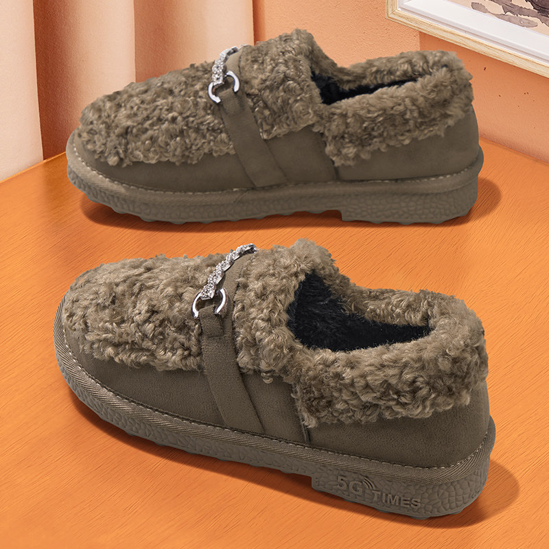 老北京布鞋女冬季加绒保暖软底中老年豆豆棉鞋时尚厚底百搭毛毛鞋,女鞋,乐福鞋（豆豆鞋）,淘宝优惠券,粉丝福利购,淘宝优惠卷