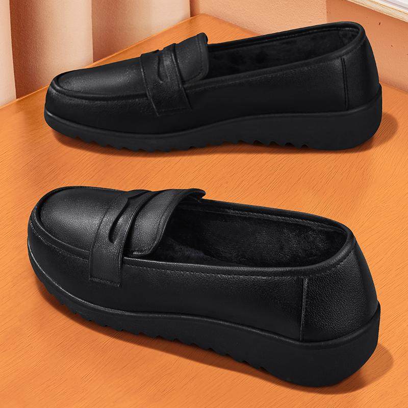 厨房防滑女鞋冬季加绒保暖厨师肯德基工作防水皮鞋不累脚妈妈棉鞋,女鞋,棉鞋,淘宝优惠券,粉丝福利购,淘宝优惠卷