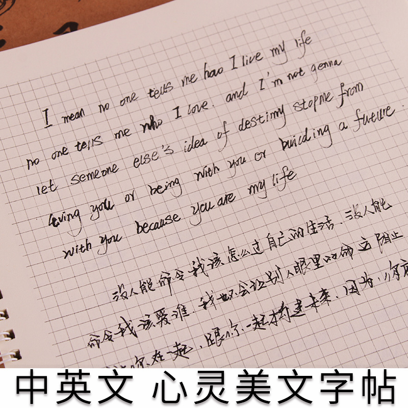 英文字帖意大利斜体美文英语字帖成人高中生考研大学生圆体花体英语