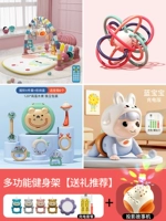 Подарочная коробка, машина раннего образования, хваталка, погремушка, музыкальный комплект, 6 шт