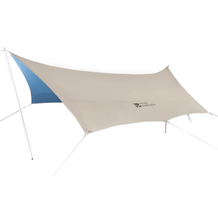 牧高笛彩胶天幕帐篷户外露营防雨遮阳防晒大号八角俊庭牛津530