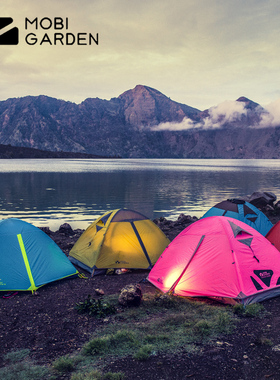 牧高笛帐篷户外冷山2air3人套装露野营加厚双层防暴雨装备超轻便