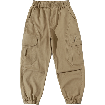 贝田长裤休闲裤男童加绒工装裤