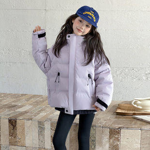 女童羽绒服冬装儿童冬季2025新款洋气中大童女款加厚女孩短款外套
