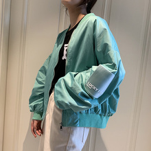 宽松学生棒球服夏季 防晒衫 防晒衣短外套女春秋2019新款 薄款 潮韩版