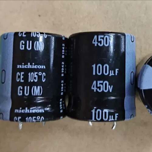 可维修进口尼吉康nichicon电解电容 450v100uf议价