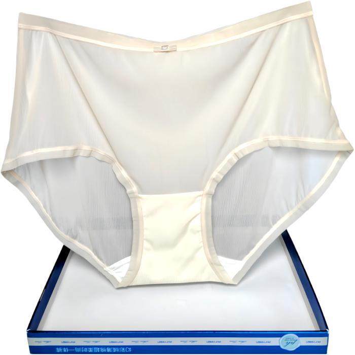 彩田内裤女高腰32586薄细螺纹冰丝速干抗菌平脚石墨烯当季32585透,女士内衣/男士内衣/家居服,女三角裤,淘宝优惠券,粉丝福利购,淘宝优惠卷