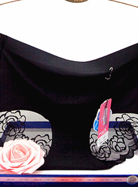 彩田花仙子内裤女中腰20907一片式无痕蕾丝边性感透明抗菌包臀薄