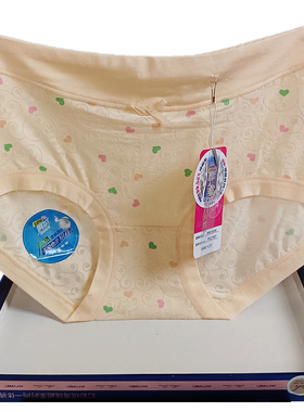 彩田花仙子内裤头女中低腰烧花印花少女抗菌日系可爱2787简约2688