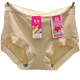 彩田女士内裤 30166莫代尔棉竹炭中腰无痕30865平脚纯色包臀蕾丝边