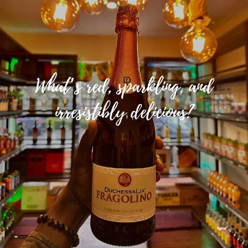 FRAGOLINO草莓味甜红起泡酒