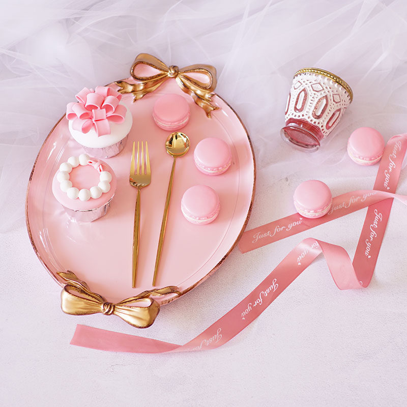 欧式蝴蝶结首饰化妆品收纳托盘拍摄道具甜品台蛋糕点心下午茶托盘|ruв категории посуда, посуда, фрукты бассейна/компот/корзина - от Buy2taobao.com для оказания профессиональной услуги покупки агента Taobao