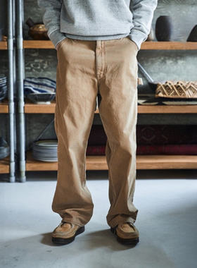 现货授权ORSLOW DADS FIT OXFORD PAINTER 经典宽松工装裤26SS