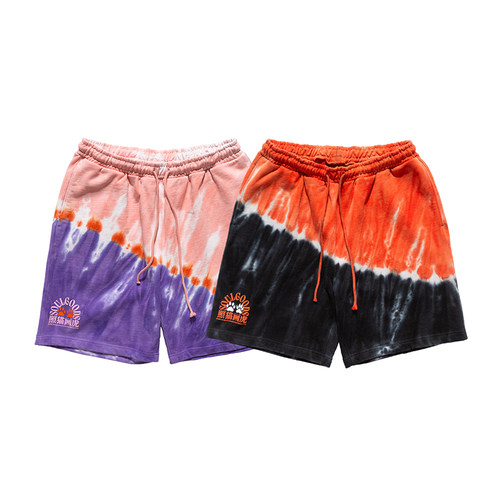 soulgoods照猫画虎扎染短裤