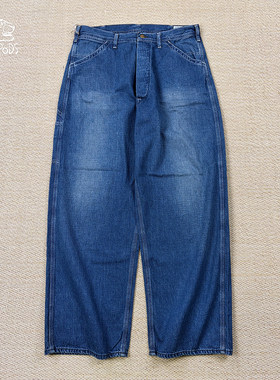 ORSLOWPANTS做旧直筒牛仔裤