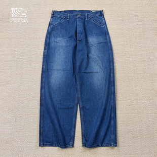 现货ORSLOW WIDE FIT 30'S PAINTER PANTS 做旧直筒牛仔裤26SS