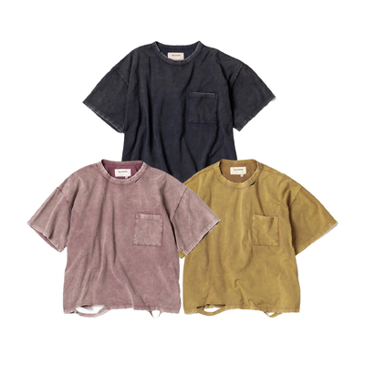 ANACHRONORM破坏宽松短袖T恤