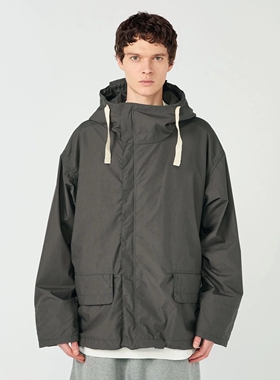 现货nanamica Hooded Deck Jacket 宽松廓形机能防风连帽夹克26SS