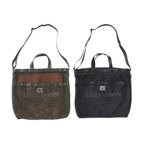 现货授权Liberaiders PX MESH TOTE户外运动旅行单肩托特包25SS