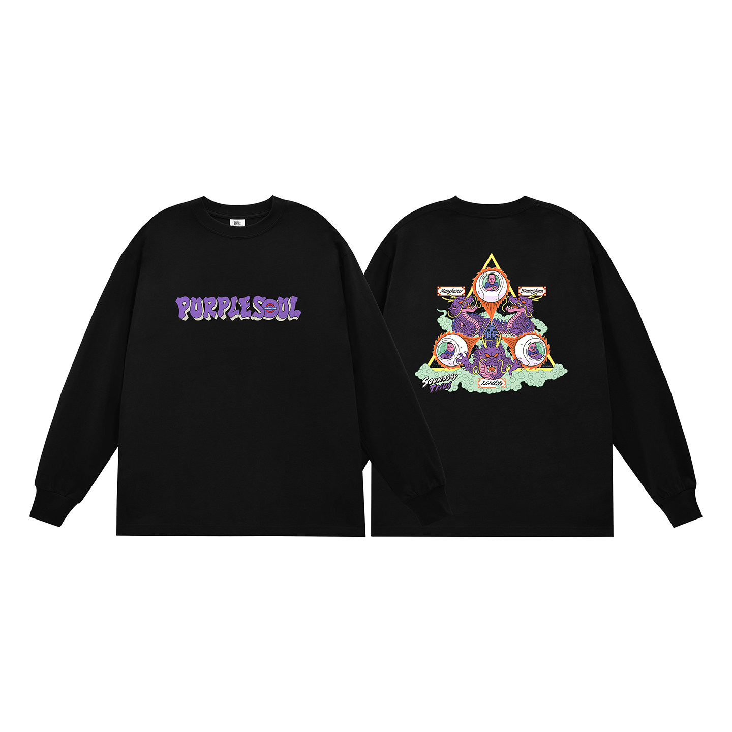 SOULGOODS灵魂虎官方 龍胆紫2026英国巡演 长袖T-Shirt