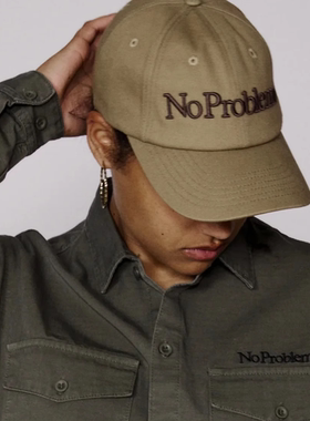 现货授权No Problemo Cap 刺绣LOGO棒球帽25FW