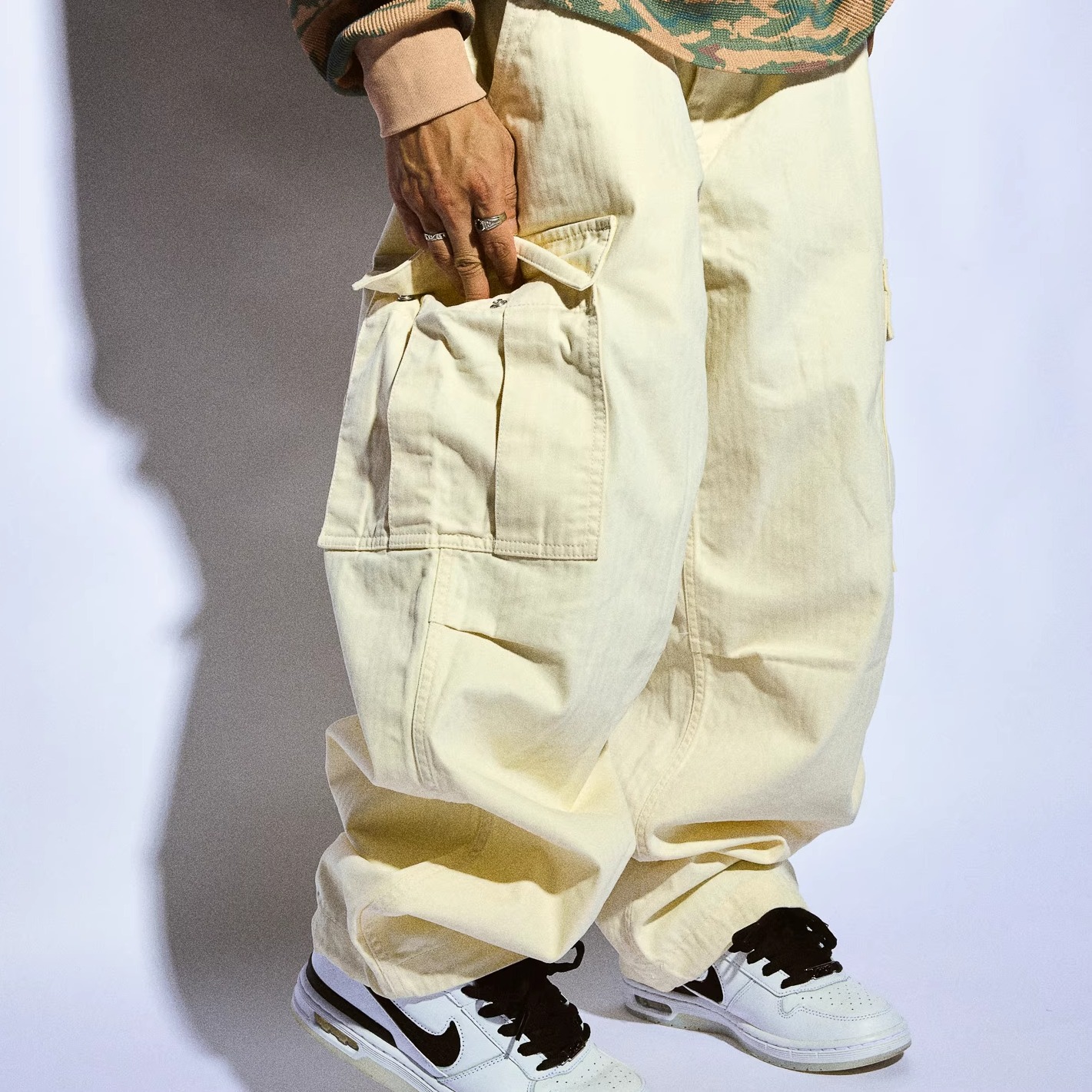 SOULGOODS多口袋休闲工装长裤