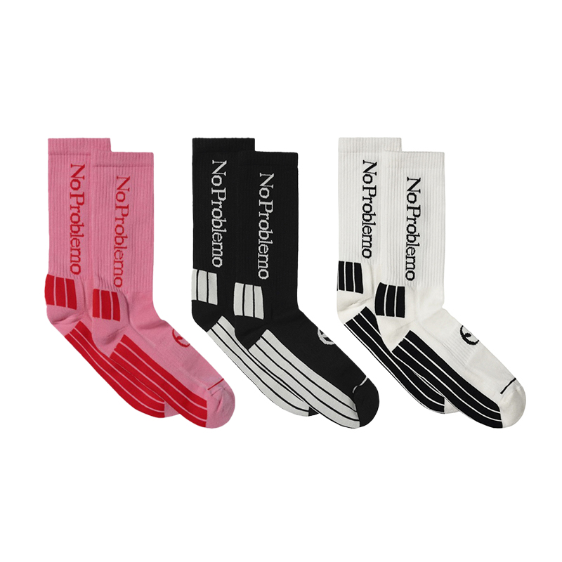 NoProblemoSock条纹袜子