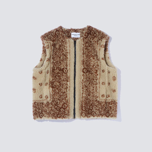 现货授权NO'MARHYTHM TEXTILE Sherpa Vest 羊羔绒背心夹克25FW