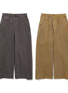 现货SASQUATCHFABRIX. WRAP CHINO PANTS 重磅斜纹棉布长裤25SS