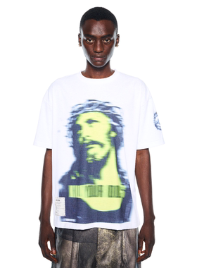 现货TOLQ Trompe loeil Blurry T-shirts 感晕染印花短袖T恤 26SS