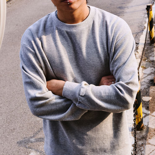 SOULGOODS官方正品华夫格长袖休闲T-Shirt秋冬男女同款25FW