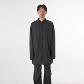 现货授权N.HOOLYWOOD 尼龙夹克25FW 宽松中长款 BALMACAAN COAT