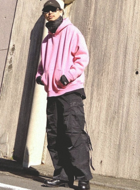 现货授权ANACHRONORM OVER PANTS 宽松斜纹布军事风工装裤26SS