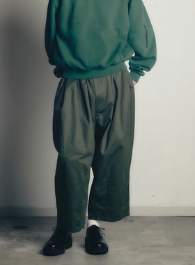 现货授权is-ness Balloon EZ Pants 日系复古松紧腰气球裤26SS