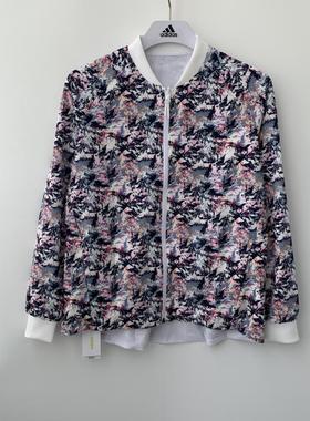 光雨体育--Adidas 迪丽热巴同款 女子双面穿 时尚运动夹克DM2110