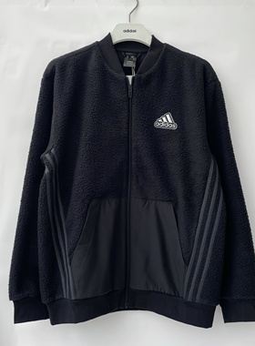 光雨体育--阿迪达斯 男子 加绒加厚秋冬潮流休闲飞行员外套HL6920