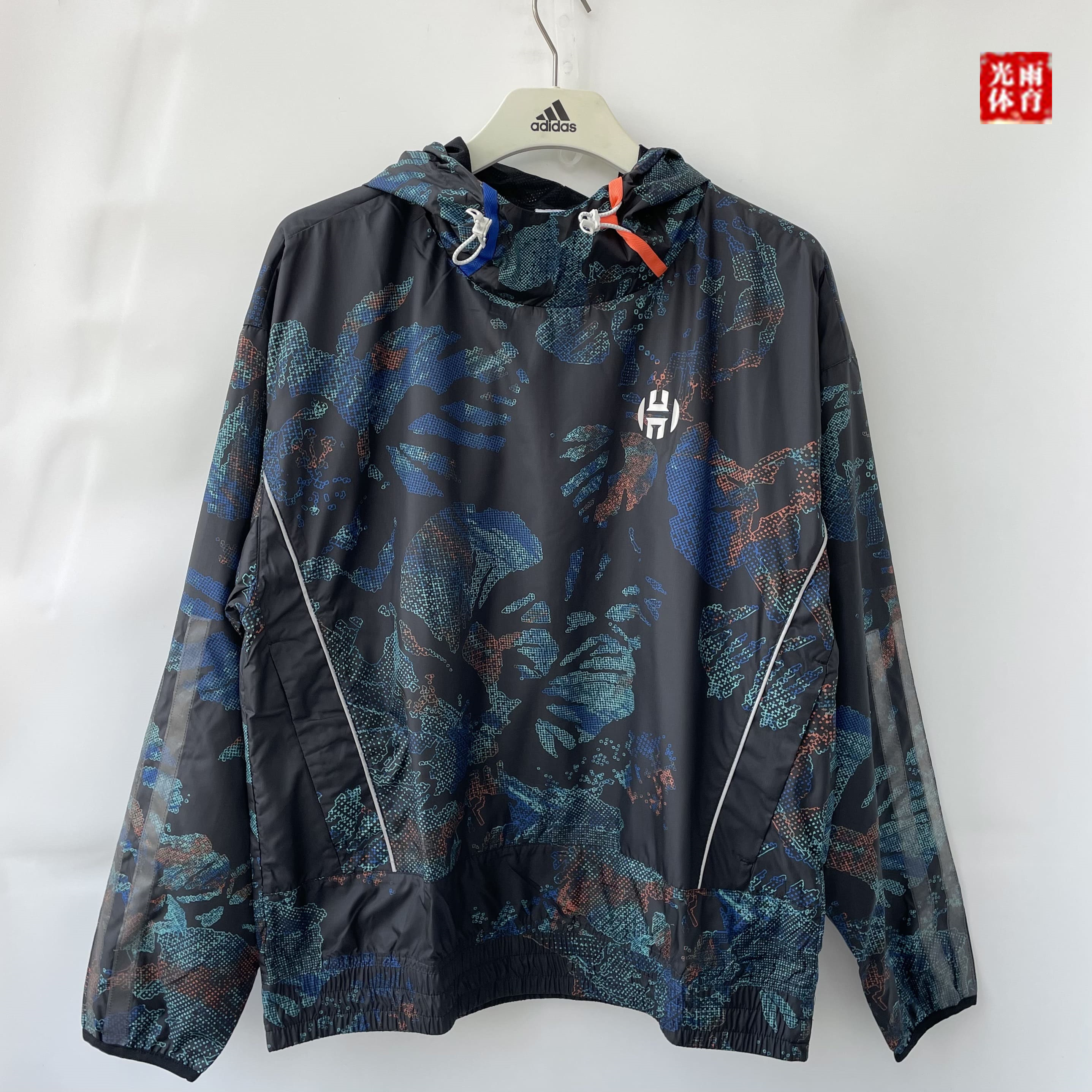 阿迪达斯男子连帽哈登运动夹克