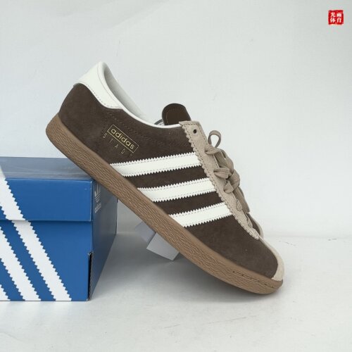 光雨体育--Adidas 三叶草 STADT男女同款经典薄底运动板鞋JR9554