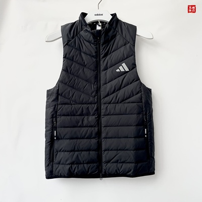 光雨体育-Adidas 阿迪达斯 男子超轻超薄 运动羽绒背心马甲JW1667
