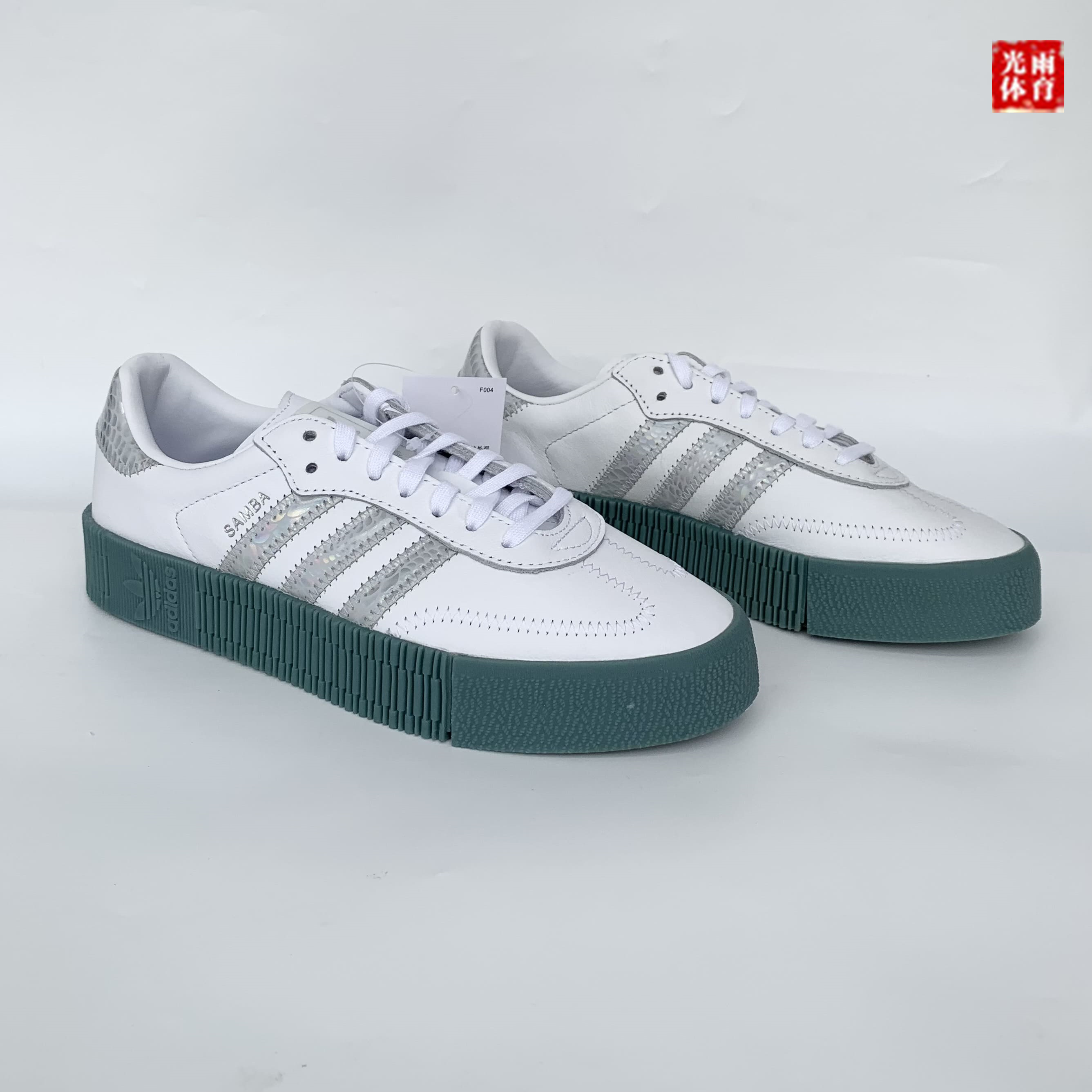 光雨体育-Adidas 三叶草 SAMBAROSE 美人鱼尾 女子时尚板鞋FX6274 运动鞋new 运动休闲鞋 原图主图