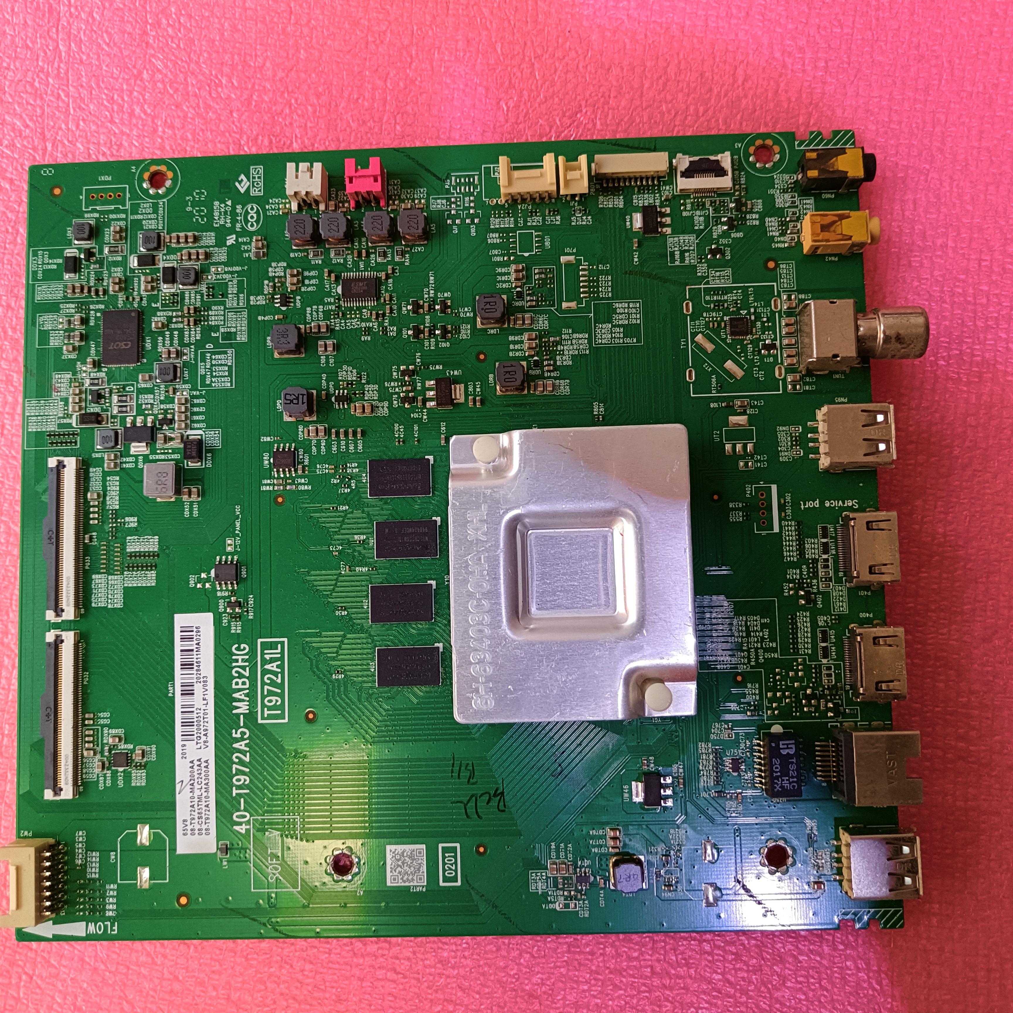原装TCL 65T7D/V8M 55V6主板40-T972A5-MAD2HG/MAB2HG屏LVU650NDE