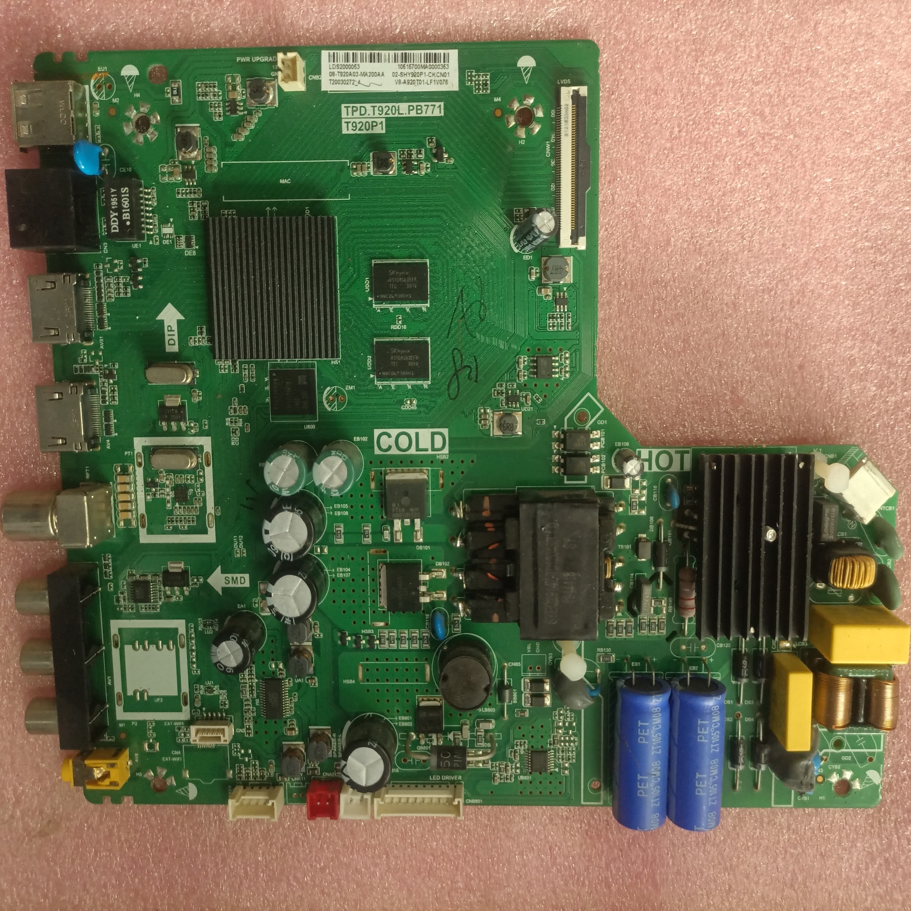 原装TCL 43F6F 43L2F 40L2F/49F6F主板TPD.T920L.PB771